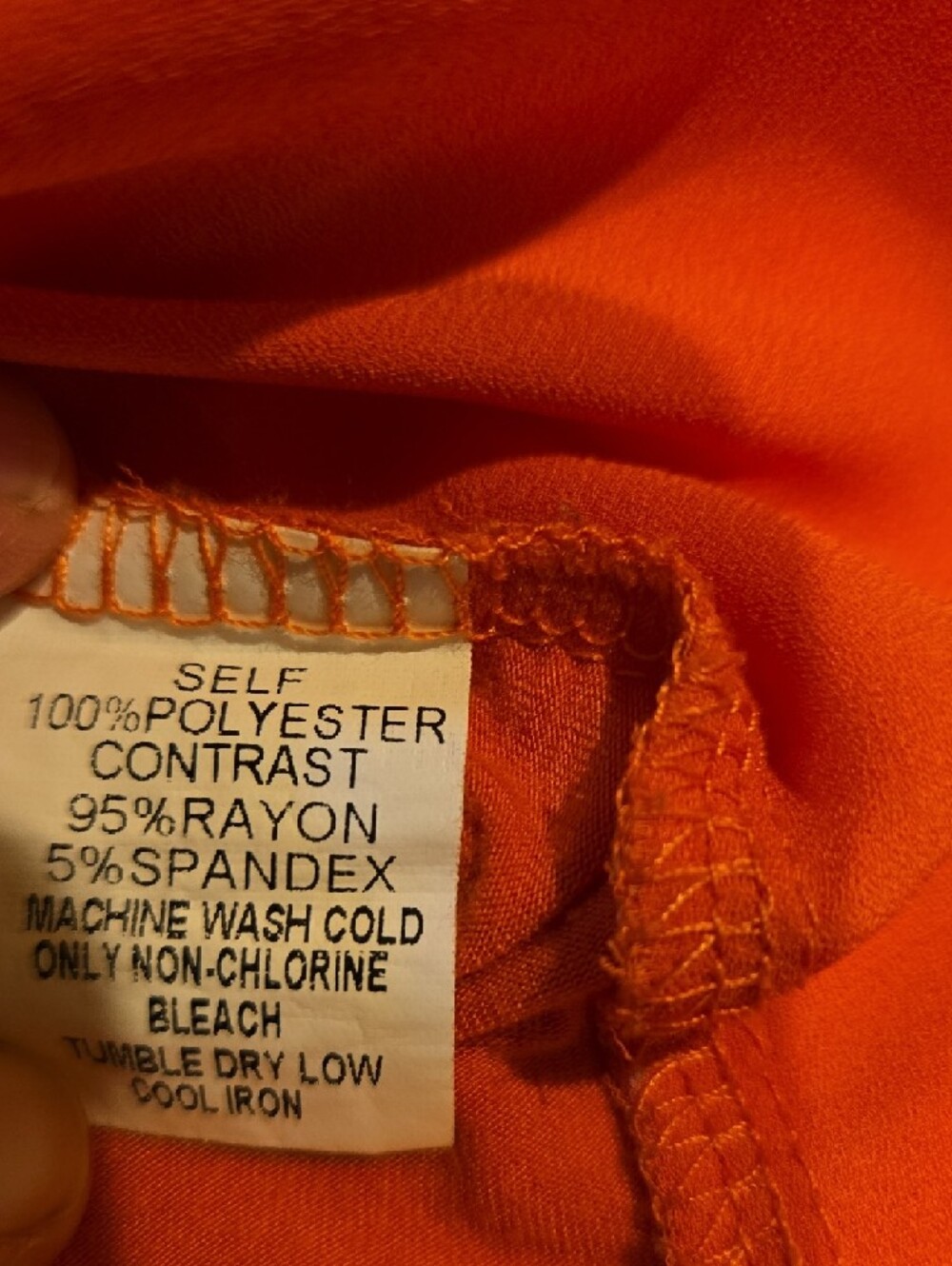 Papermoon Coral Sleeveless V-neck Top Size 3X - Picture 7 of 9